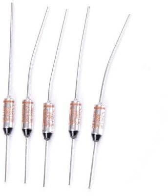 Fituenly 5pcs/lot Fusible Thermique Coupures Thermiques Fusibles de température à Coque métallique 10A 250V 192°C