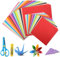 YSTrillion 400 Blatt Origami Papier,20 x 20cm und 15 x 15cm Doppelseitiges Origami-Papier Bunt Bastelpapier Papier für Kinder Erwachsene,DIY Kunst und Bastelprojekte