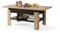 All4All Couchtisch Rino - Kaffeetisch - Wohnzimmertisch mit Ablage - Sofatisch - ausziehbar bis 170cm - höhenverstellbar - 130x65cm - 05 - Gold Craft Eiche + Schwarz