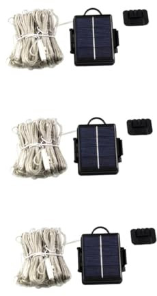 AWMCXQRA 3pcs String Light Lamp Parasol Strip Light Umbrella Pole Light Battery Operated Umbrella Lights Parasol Light Strip Remote Control Umbrella Lights Tree Light Outdoor Tent Lights