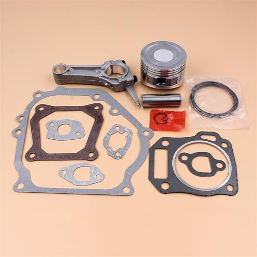 QUENPE Juego Completo de Juntas de Motor de biela de Anillo de pistón de 68MM for Bomba de Agua de generador de Motor de 4 ciclos GX160 GX 160 5.5HP Kit de Anillos de Pasador de pistón