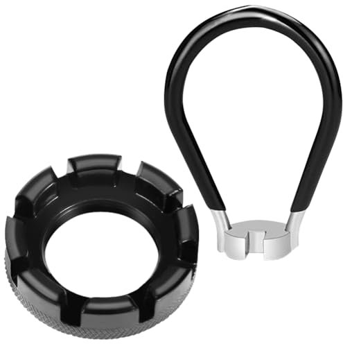 flintronic Chiave per Raggi per Bicicletta, Chiave per Raggi 6 in 1, Calibro 10-15, Strumento per la Manutenzione delle Ruote della Bicicletta per Bici da Strada, Mountain Bike