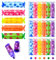 KYYGKY Mini Textmarker Set 36 Stück 6 Farben Mini Textmarker Süße Bonbon Textmarker Bonbonform Süße Highlighter Marker Textmarker Keilspitze 5mm für Geburtstag Grußkarte Zeichnung Poster Schule Malen