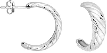 SOFIA MILANI - Damen Ohrringe 925 Silber - Croissant Ohrstecker