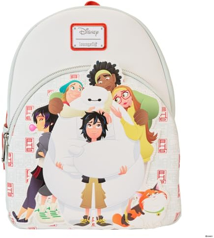 Loungefly Disney Big Hero 6 10th Anniversary Baymax Gang Mini Rucksack