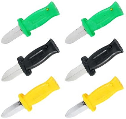 GUTERTOP 6 Stück Fake Messer, Spielzeug Messer, Kunststoff Einziehbares Klinge Spielzeug für Kinder Erwachsene zaubertrick Prop