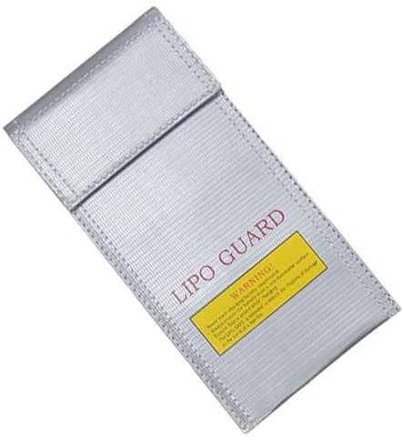 TINEASUR Fireproof Battery Bag for Lithium Storage Multi- Battery Organizer Explosion-proof Charging Storage for Rc Models