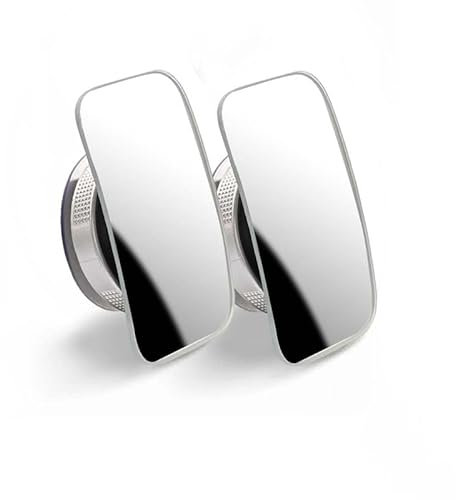 2 Stück Motorrad Weitwinkel Rückspiegel für Kawasaki ZX-10R 2004-2005, 360 ° Ultra Weitwinkel Rückspiegel Motorrad Blind Spot Spiegel Retrovisores Moto Weitfeld Reflektor