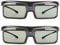 DLP-Link 3D-Brille, 2pcs Wiederaufladbare Active Shutter Eyewear, 144Hz Aktualisierung, für AWOL Vision LTV-2500, LTV-3000 Pro, LTV-3500 Pro, Vanish TV & DLP Link 3D Projectors