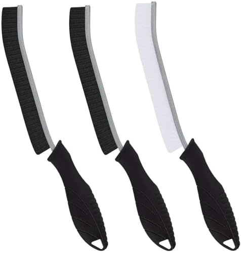 MagicWipe® Crevice Cleaning Brush – Narrow Gap Magic Brush for Deep Cleaning Window Tracks, Shower Door, Kitchen Sink, Sliding Door Rails, Corners & Grooves – Ergonomic Handle & Durable Bristles (3)