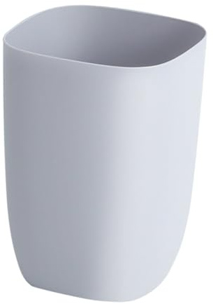 Gatuida Poubelle Grise de Bureau et Salle de Bains Bac Compact pour Déchets Corbeille Pratique Sous Évier ou Meuble pour Cuisine Garage et Espaces Restreints