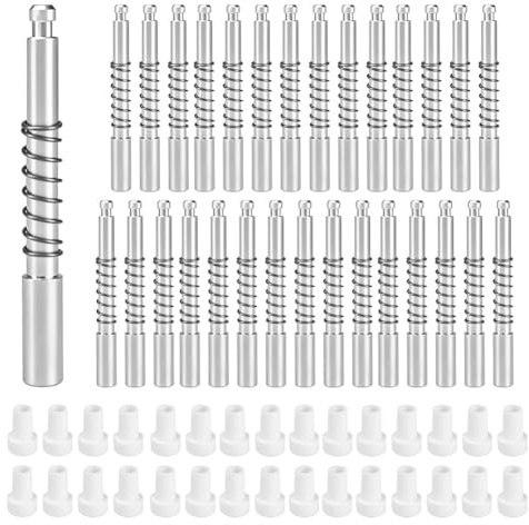 WJDXBNS Blocco del pistone dello schermo della finestra 5/32 X 1-1/2 per schermi in alluminio pistone clip parti di ricambio