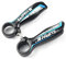 Docooler 2PCS Fahrrad Lenkerende, Fahrrad Hörner Lenker MTB Lenker EndeAluminium Fahrradlenkerenden 22,2mm (Blue)