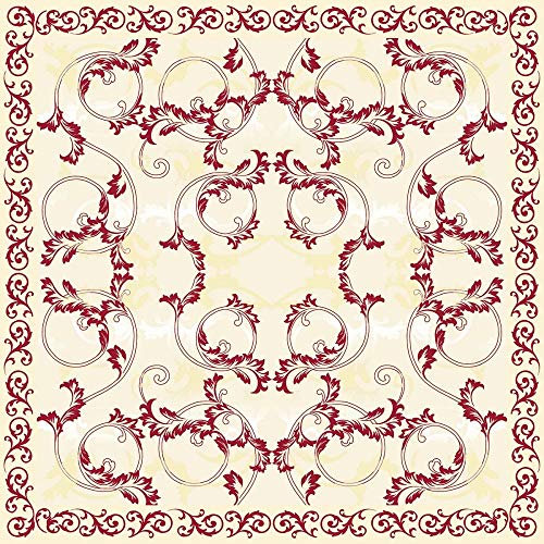 Tischdecken aus Airlaid | Mitteldecken 80 x 80 cm | Mank Einmal-Tischdecke für Gastronomie und Feiern | 20 Stück| Michel (Bordeaux)