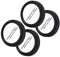 JJC 4 x DIY beschreibbarer hinterer Objektivdeckel Schutz für Olympus Panasonic M4/3 Mount Objektiv spiegellose Kamera Zubehör