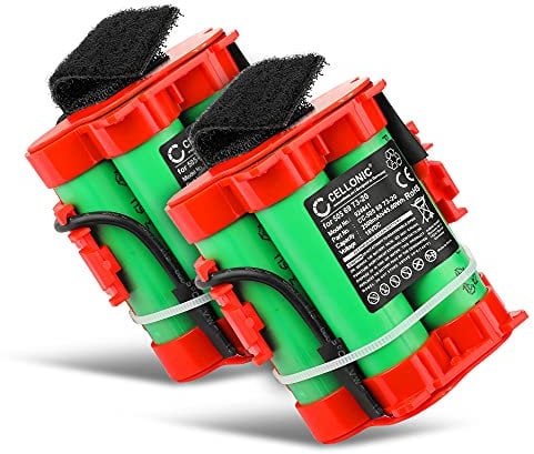 CELLONIC 2x 18V Battery Compatible with Husqvarna Automower 105, 308, 305, Gardena R40Li, R50Li, R70Li, Flymo 1200 R 2500mAh