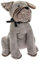 Assorted Doorstop Door Stop Stopper Filled Heavy Doorstop Faux Leather Novelty Wedge (Faux Leather Grey Dog Doorstop)
