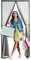 Zanzariera Magnetica Finestra Piccola 110x240cm,Tessitura Fine Tenda Totalmente Magnetica Regalo Prova di Polvere per La Stanza dei Bambini,Nero