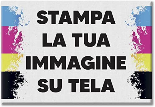 LABORATORIO 102 Quadro personalizzato con foto (100x150cm) - Foto su tela personalizzata Idea regalo - Stampa su Tela Quadri Canvas - Massima Qualità di Stampa - Quadro Moderno Pronto da appendere