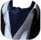 HISDERN Krawattenschal Dunkelblau Herren Hochzeit Ascot Krawatte Gepunktete Elegant Business Halstuch