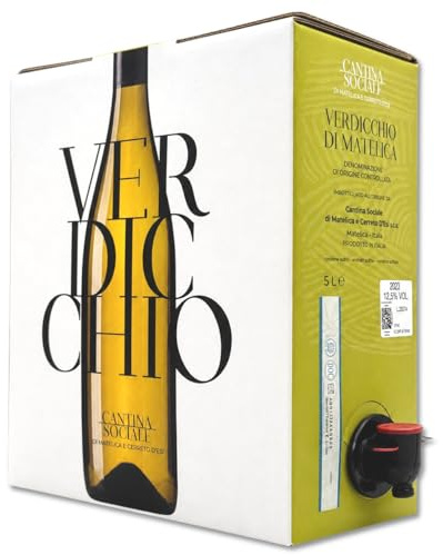 Verdicchio di Matelica Dop Belisario Vino in Bag in Box 5 litri 12,5% vol
