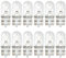 Zethors 12 Pièces T10 Ampoule Halogène Sans Capuchon 501 W5W Lampes Chaudes de Voiture Tourner côté Plaque d'immatriculation Lumière Inverse Ampoule intérieur Lampe DC 12V
