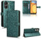 RonRun for Xiaomi Poco C65/Redmi 13C Wallet Case, Vintage Leather Flip Wallet Phone Case with CGreenit Card Holder Cover for Xiaomi Poco C65/Redmi 13C - Green