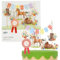 PARTY PARTY Pferde Tortendeko mit Wimpelkette, Turnierschleife, Fohlen, Blumen, Kuchendeko Pferde Cake Topper Set, Deko Pferde Geburtstag, Mädchen