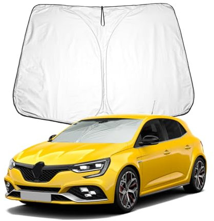 BIXUAN Megane 4 Parasol Compatible con Renault Megane RS GT 2016-2024 Parabrisas para Megane RS 2023 el Coche Parabrisas Bloqueo UV Cubierta Plegable