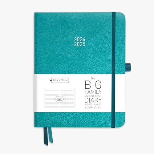 BIG Familienkalender 2024-25 (Pfauenblau)
