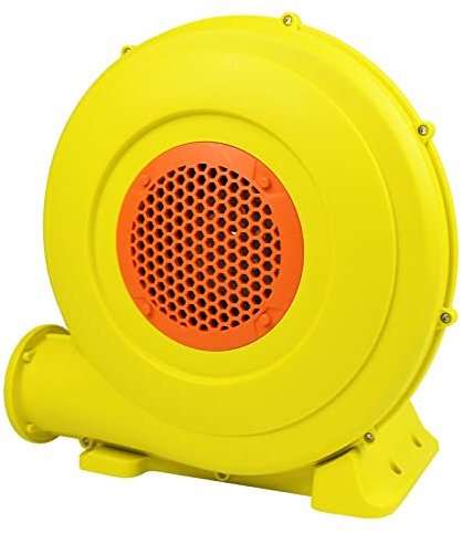 FIVMEN 350W Elektrische Gebläse Luftpumpe für Hüpfburg Luftgebläse Ventilator Turbolüfter mit Griff und Großem Boden Tragbar Dauergebläse Windmaschine für Aufblasbare Spielzeuge