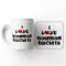 The Victorian Printing Co - I Love Food - Bourbon Biscuits - Mug and Coaster Set
