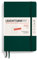 LEUCHTTURM1917 370524 Wochenkalender & Notizbuch Paperback (B6+) 2025, Softcover, Forest Green, Deutsch