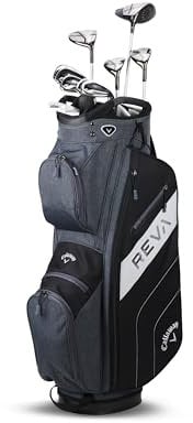 Callaway Golf 2024 Reva Package Set (Black, Left, 11 Piece, Cart Bag)