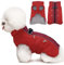Katzinst Hunde Wintermantel, Ärmellose Wasserbeständig Hundejacke Reflektierend Hundejacke mit Bauchschutz Hundebekleidung Outfit Hundemantel für Kleine Hunde, Dackel Chihuahua Yorkshire, XS