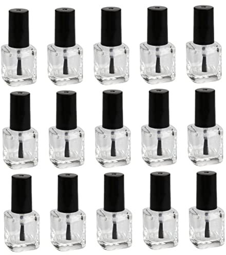 WOONEKY Bouteilles De Vernis À Vides En Verre De 10 Ml Avec Pinceau