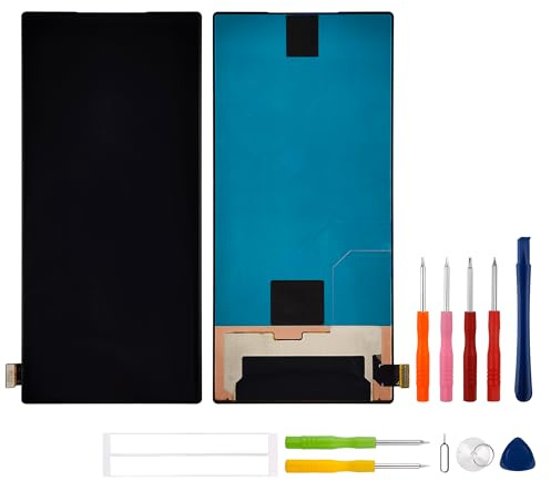 SWARK Pantalla LCD OLED compatible con ZTE Nubia Red Magic 9 Pro [6.8 pulgadas] (con función de huellas dactilares) NX769J reemplazo de montaje de digitalizador de pantalla táctil + herramientas