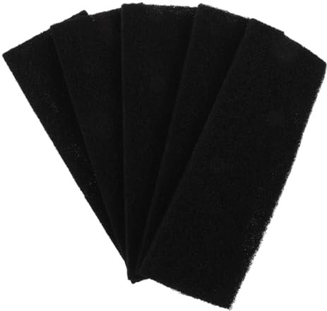 IMIKEYA 5pcs Ceiling Fan Air Filter Pads Activated Carbon Filters Self-adhesive Replacement for Home