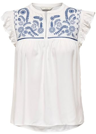 ONLY Damen Only Female Top Onlvestine Top Onlvestine S/S Top WVN (1er Pack)