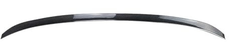 MZEER Für B&MW 5er G30 2018-2022 Glänzend Schwarz/Carbon-Look Spoiler Heckspoiler Heckspoiler(Carbon Fiber Look)
