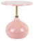 Leitmotiv Beistelltisch Kensi - Rosa - Ø46cm - Rund - Eisen - Couchtisch - Sofatisch - Kleiner Tisch für Wohnzimmer & Schlafzimmer