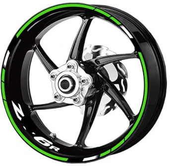 Pegatina llanta Para K&awasaki Para N&INJA Para ZX6R Adhesivo Decorativo Reflectante Llanta Motocicleta Pegatinas de rueda