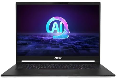 msi Stealth 14 AI Studio 14 Laptop | 2.8K 120Hz OLED Display | Intel Ultra 7 155H | 16GB DDR5-5600 MHz RAM | 1TB PCIe 4 NVMe SSD | Nvidia GeForce RTX 4050 6GB GDDR6 | White (Renewed)