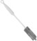 EXQUIMEUBLE goupillon Buse Poil Bouteille d'eau de Paille tubeuse balayette Pinceau Brosse de Nettoyage en Silicone Paille Multifonction nettoyeurs de Paille Brosse à Paille Gel de silice Grey