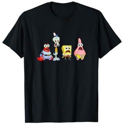 Sponge Bob - Schwammkopf Cast Group Stare T-Shirt