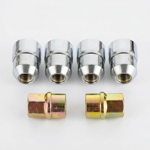 IUSOT Locking Wheel Nut Set M12x1.25 4+2 Anti-Theft Wheel Nuts for Buick Excelle, LaCrosse, Cruze, Range Rover Evoque & Sport