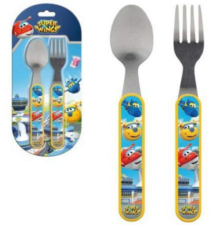 Super Wings Kinderbesteck Zweiteilig