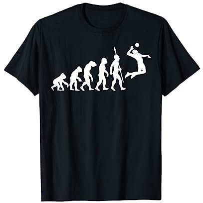 Beach Volleyball Sport Evolution Fun T-Shirt Beachvolleyball T-Shirt