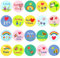 500 pcs Kid-Drawn Christian Faith Shape Stickers