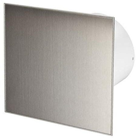 Awenta 100mm Standard Extractor Fan Inox Front Panel TRAX Wall Ceiling Ventilation